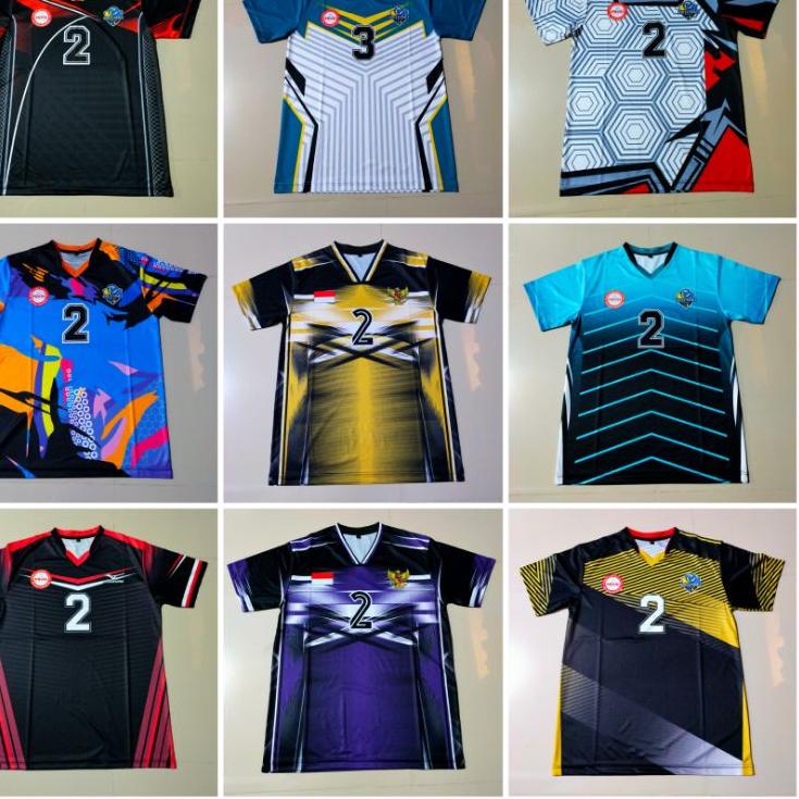 ★★★ Vgb PROMO baju kaos   voli volly full printing 2022 / promo baju voli volly proliga full printin