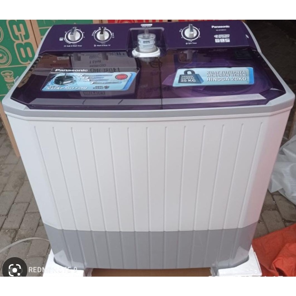 Mesin Cuci Panasonic 2 Tabung 14.5 Kg Low Watt NA-W145FCV1