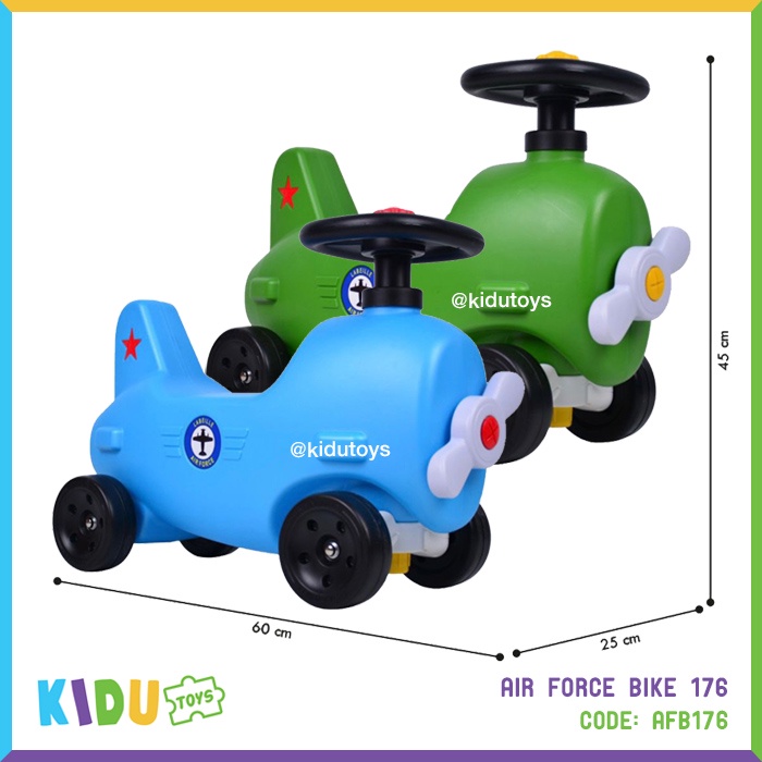 Mainan Sepeda Anak Air Force Bike 176 Kidu Toys