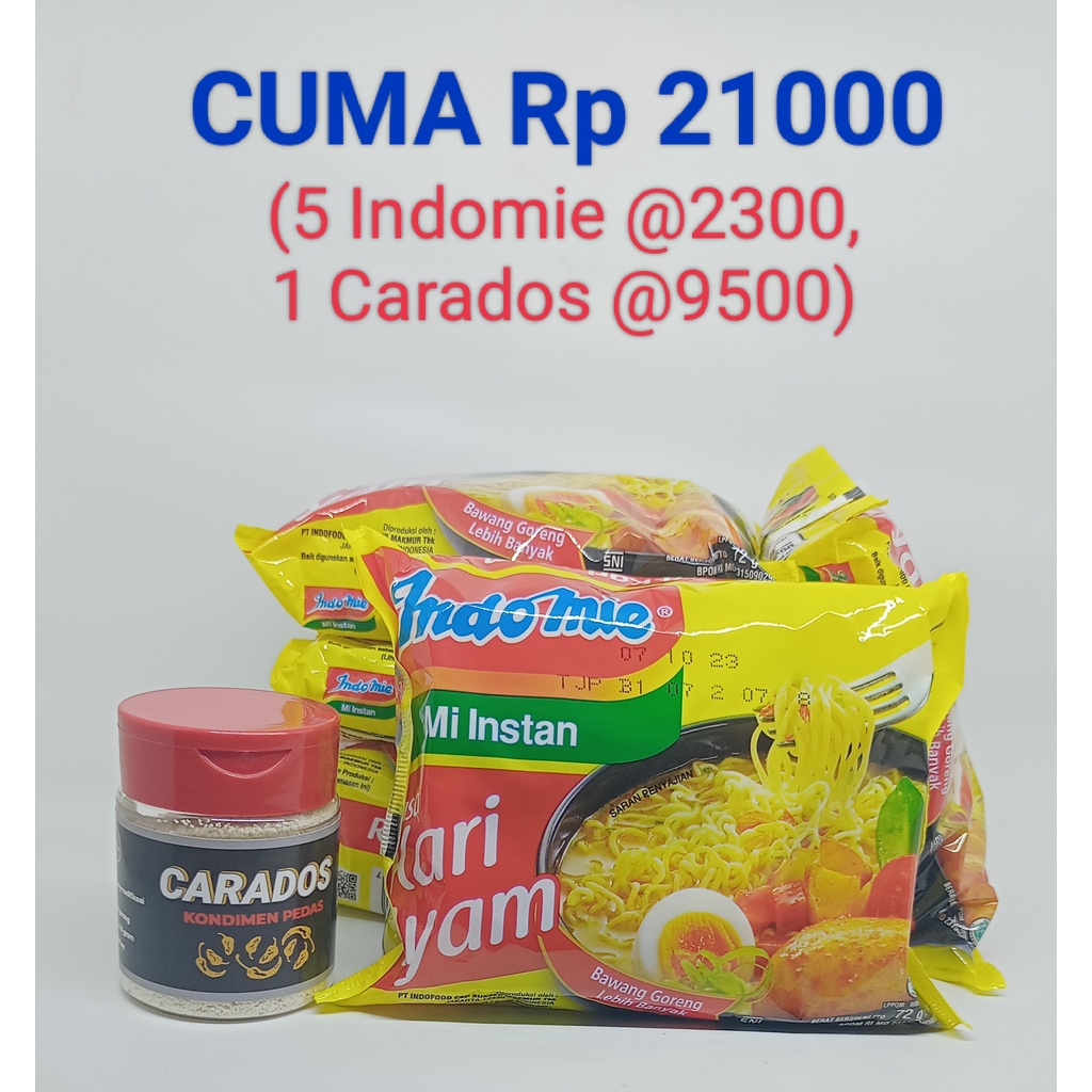 

PROMO Murah Indomie Kari Ayam dan Carados