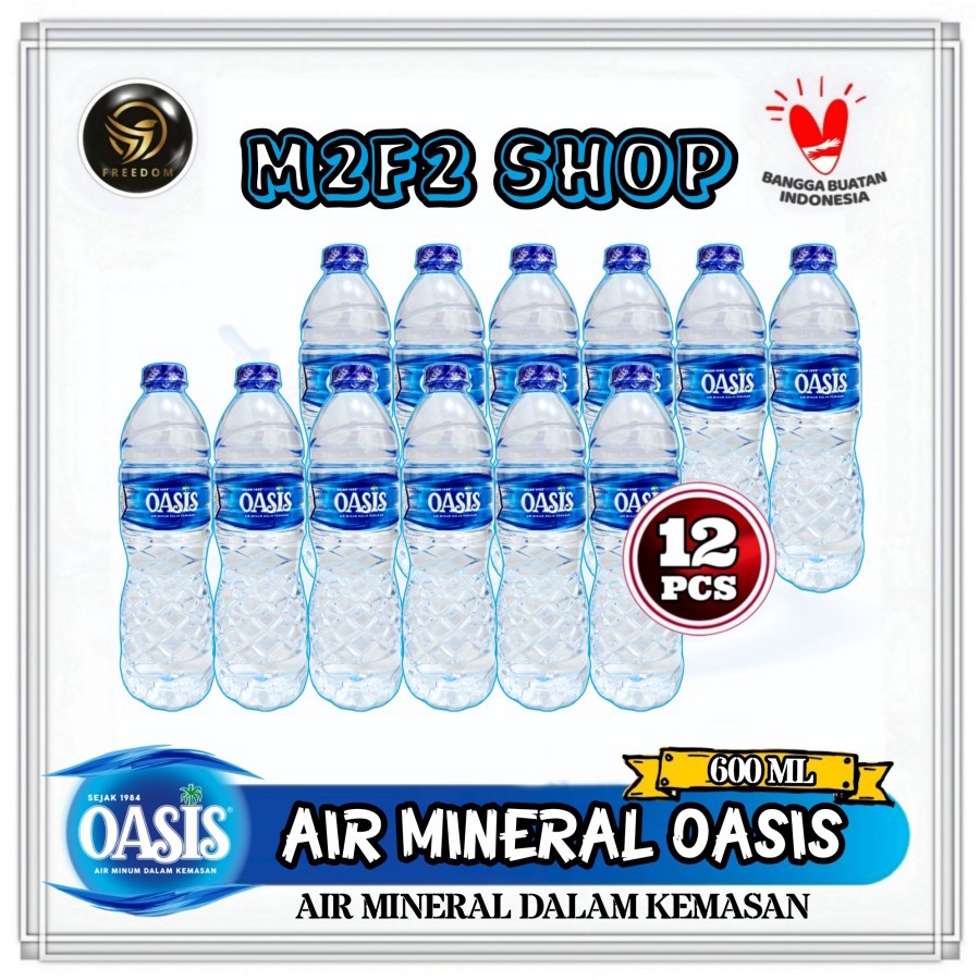 

Air Mineral Oasis Botol Tanggung Pet - 600 ml (Kemasan 12 Pcs)
