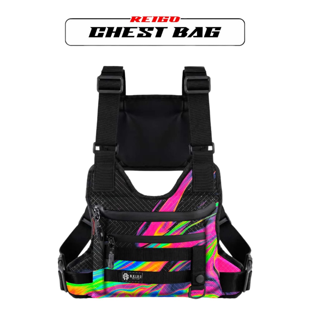 tas dada pria rompi pelindung dada chest bag tactical chestbag motor