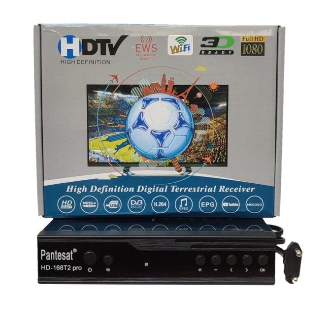 Set Top Box TV digital DVB Receiver Wifi STB Pantesat HD99 HD-99 T2