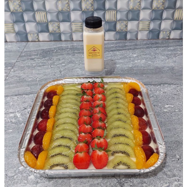 

PUDING SUTRA BUAH LOYANG 25 x 25 / PUDING SUSU / PUDING BUAH