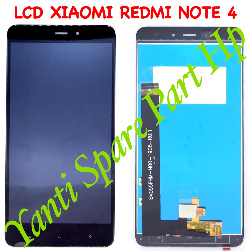 Lcd Touchscreen Xiaomi Redmi Note 4 Mediatek Fullset Original New