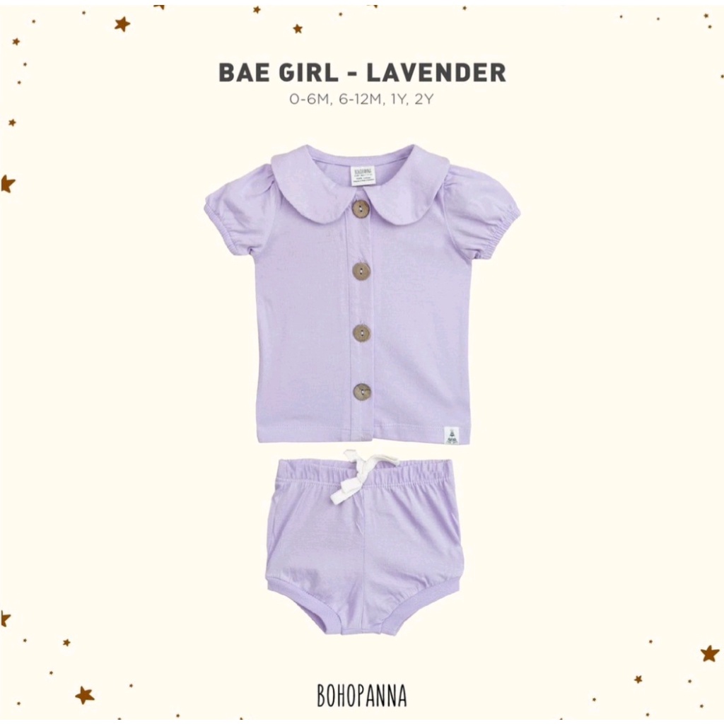 Bohopanna BAE GIRL Setelan Baju Anak Perempuan