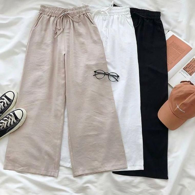 MURAH MERIAH WIDI KULOT PANTS //KULOT SERUT LINEN RAMI