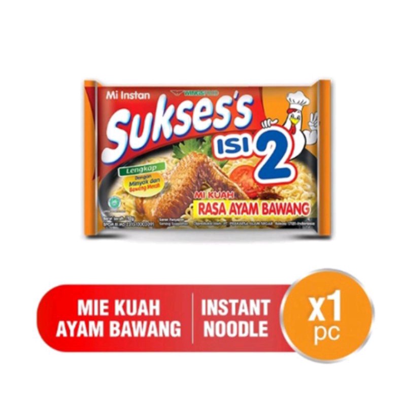 Sukses Mie Instan Suksess Ayam Bawang 115gr