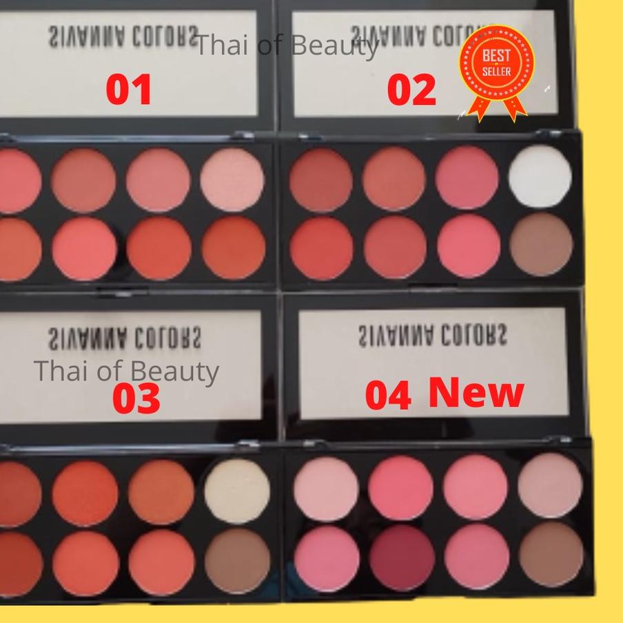 ✽ Sivanna Colors Ultra Blush On Palette ORIGINAL THAILAND | Blush On Sivanna HF319 ☟