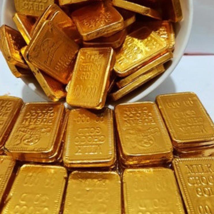 

Dikirim secepatnya COKLAT EMAS BATANGAN 300gr (ISI 50)