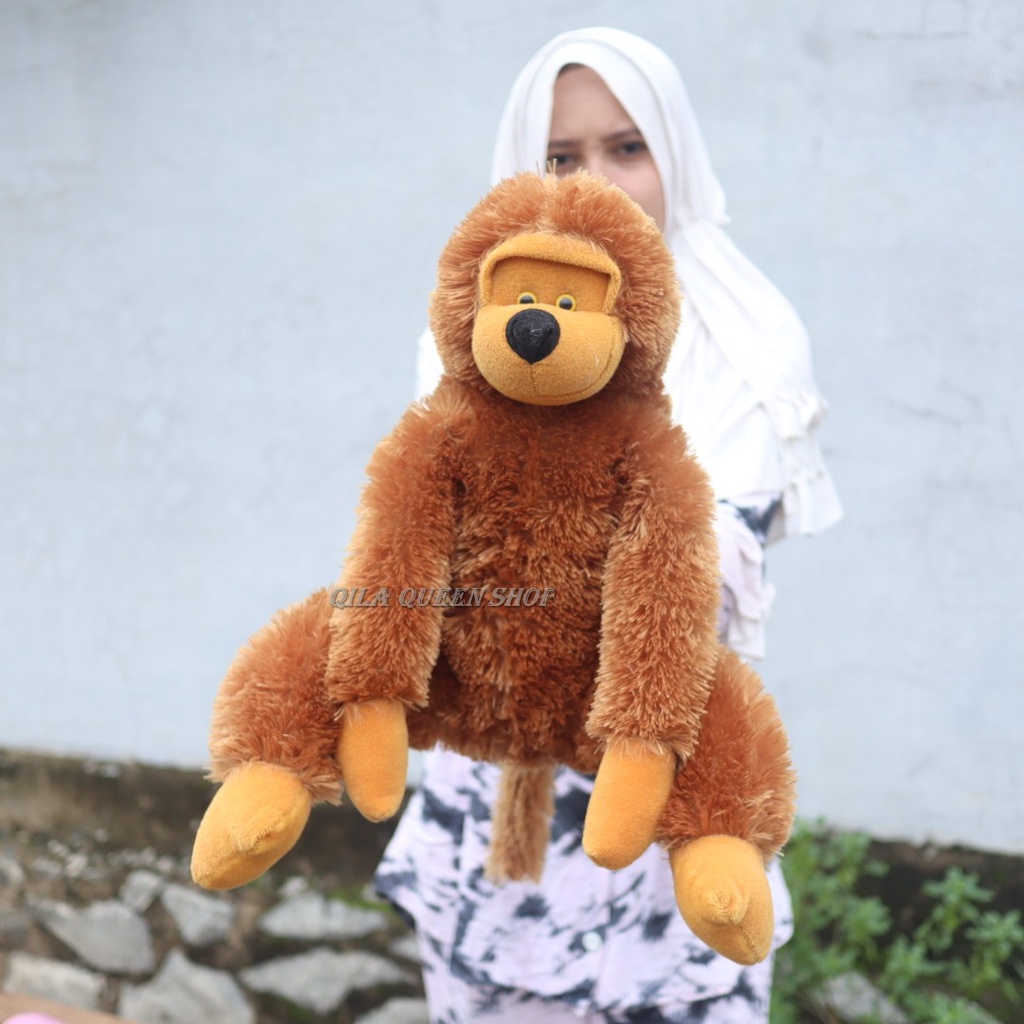 BONEKA MONYET L TERLARIS, MURAH , BISA COD