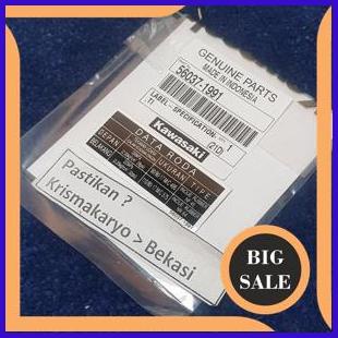 parts Label Data Roda RR ZX Ninja 150 Ori Setiker Tekanan Ban 140ZZ3