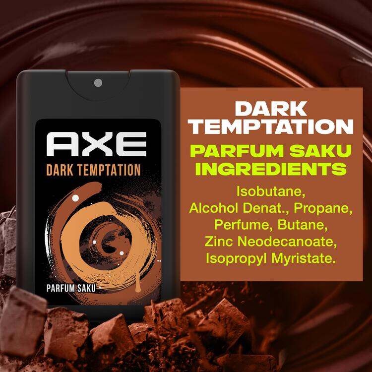 Axe Body Spray Pocket Dark Temptation / Black 17mL