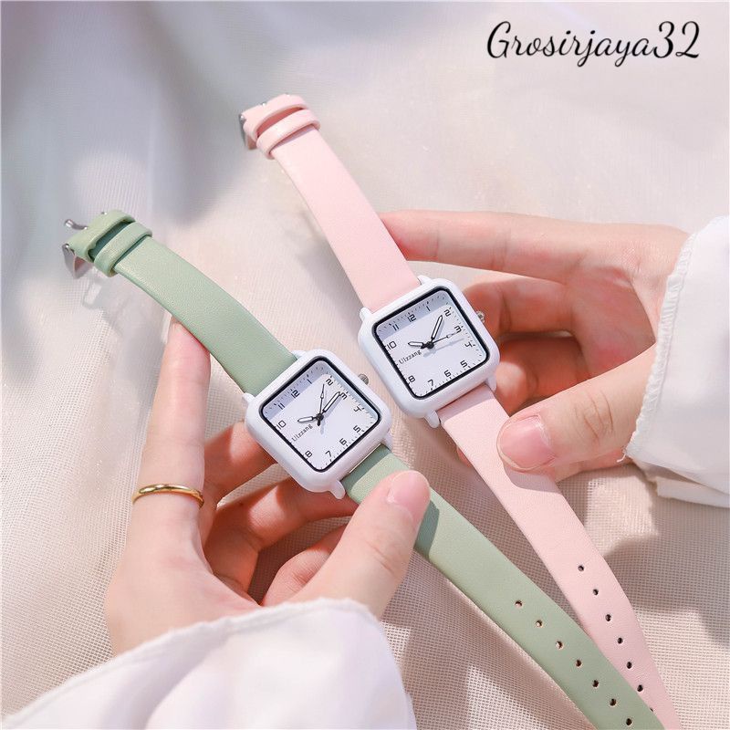 Jam tangan wanita analog Flore kalep sintesis Korean be like