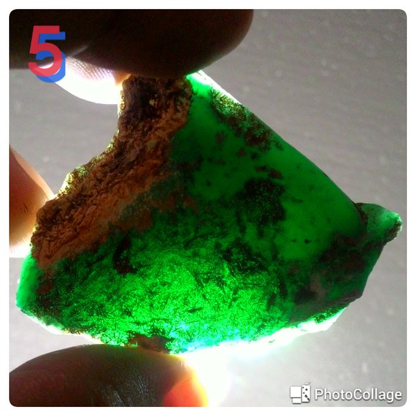 Batu Cincin Chrome Chalcedony Natural HQ, Ijo Ohen Garut, bahan / Rough ( Update Stok 2 ) Obral Akhi