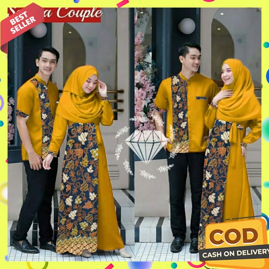 Gamis Couple Suami Istri 2023 Ibu Dan Anak Cewek Keluarga Games2022 Cople Abaya Pakaian Lamaran Keme