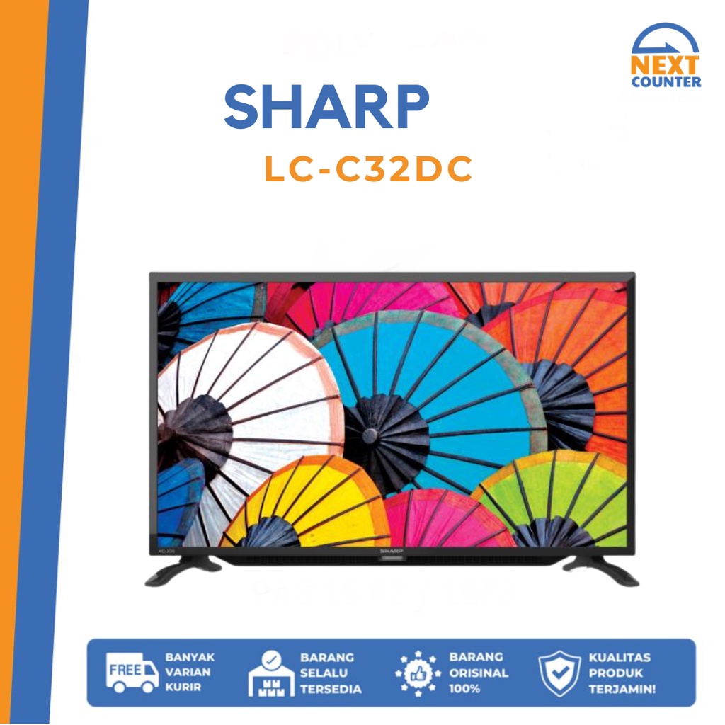 Jual SHARP LED TV 32 inch AQUOS HDREADY LCC32DC Shopee Indonesia