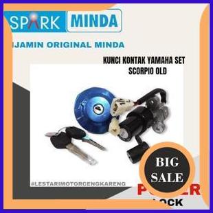 tools KUNCI KONTAK YAMAHA SCORPIO Z LAMA SET TANGKI DAN JOK ASLI ORI MINDA 140ZZ3