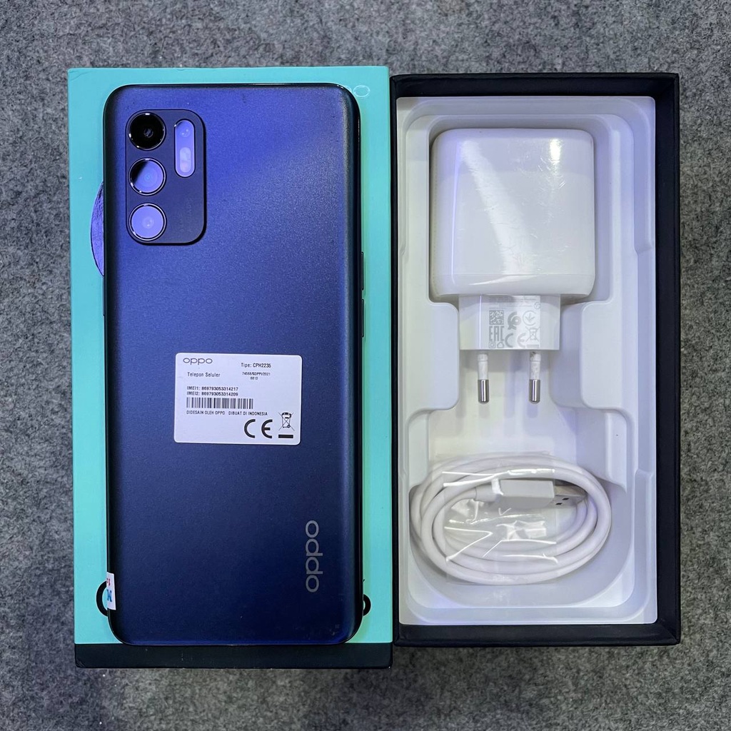 OPPO RENO 6 8/128GB Second Mulus No Minus Bekas Seperti Baru