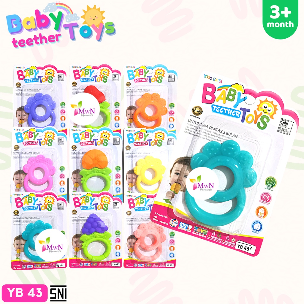 MWN Mainan Gigitan Baby Toys Teether YB43