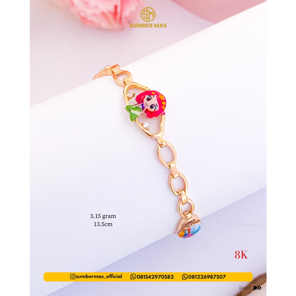 GELANG/BRACELET KIDS SERIES 8K - SUMBER MAS