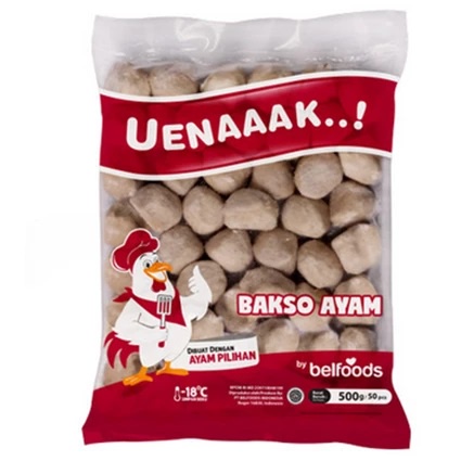 

Bakso Ayam Frozen Belfoods 500 Gr Pasa Sayua Lapoo Padang