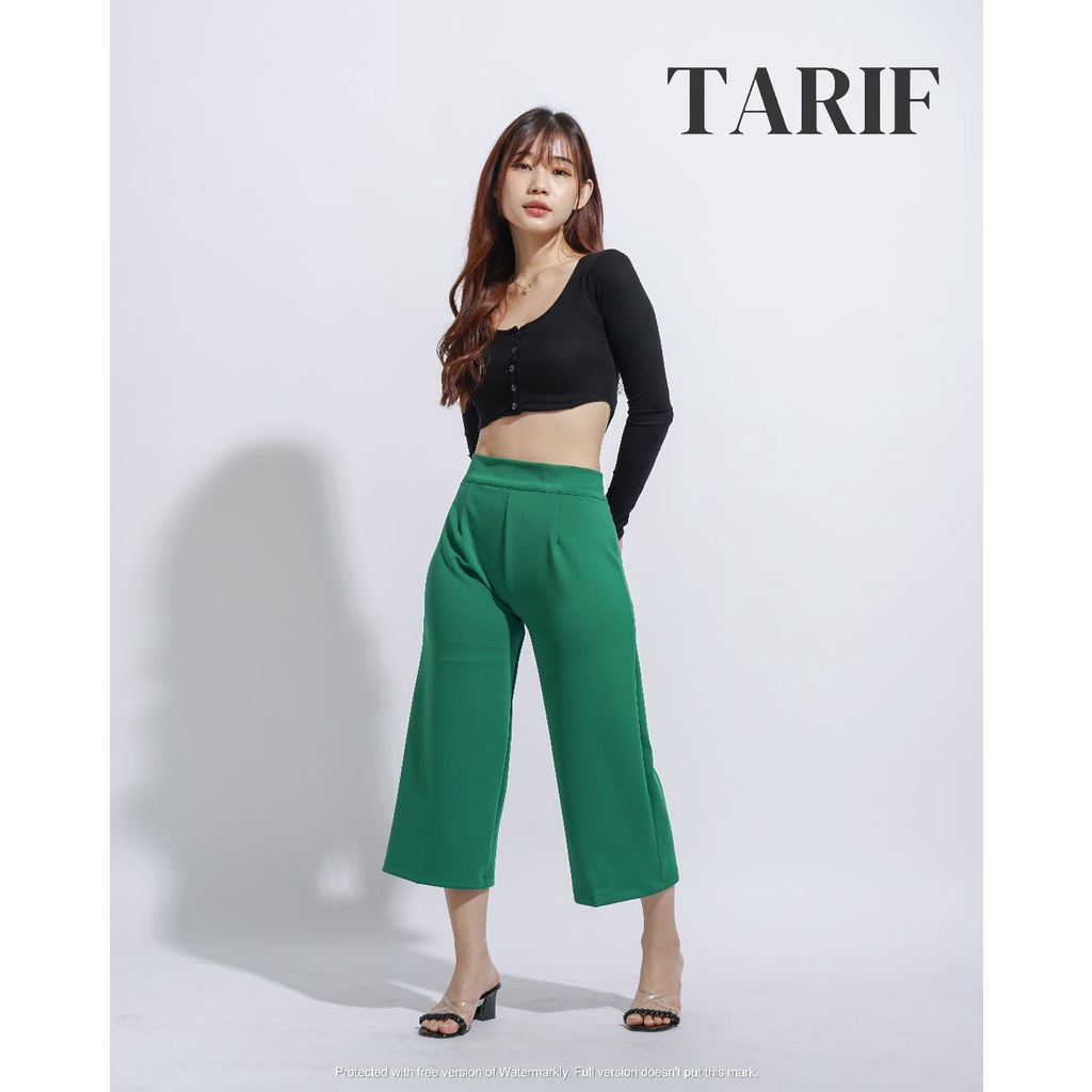 Itzy Celana Kulot 7/8 by TARIF - High Waist Kulot Premium