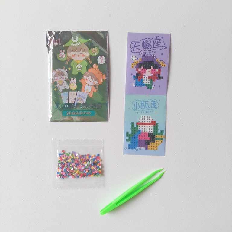 XX019 – Mainan Edukasi Anak Perempuan DIY Sticker Manik Mini Diamond Painting