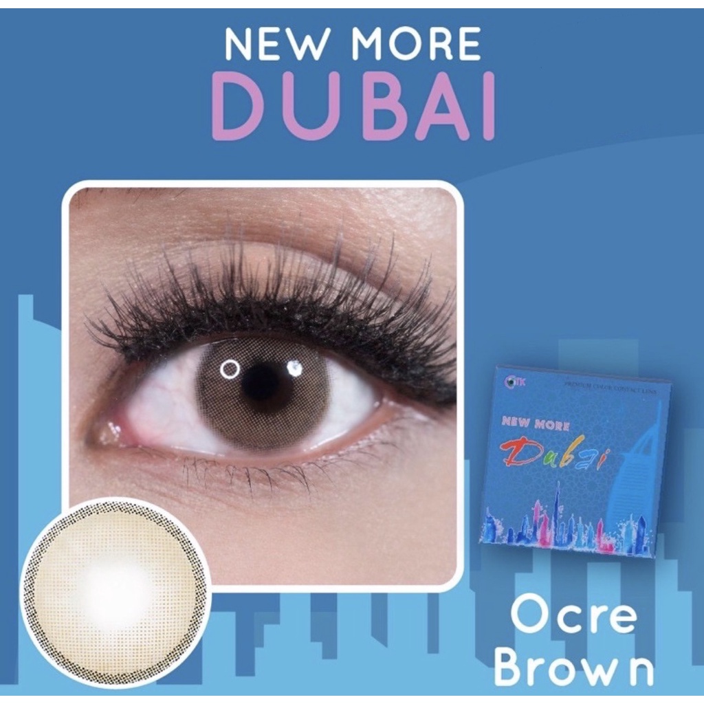 Softlens New More Dubai Minus Tinggi  (-6.50 sd -10.00) + FREE LENS CASE