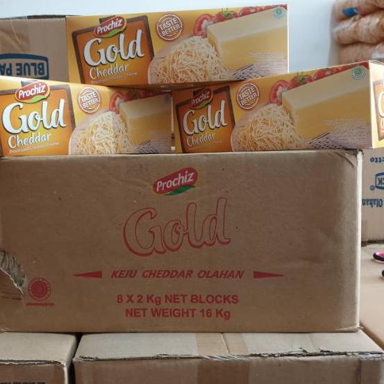 

❃ Keju Prochiz Gold Cheddar 2kg Termurah ♣