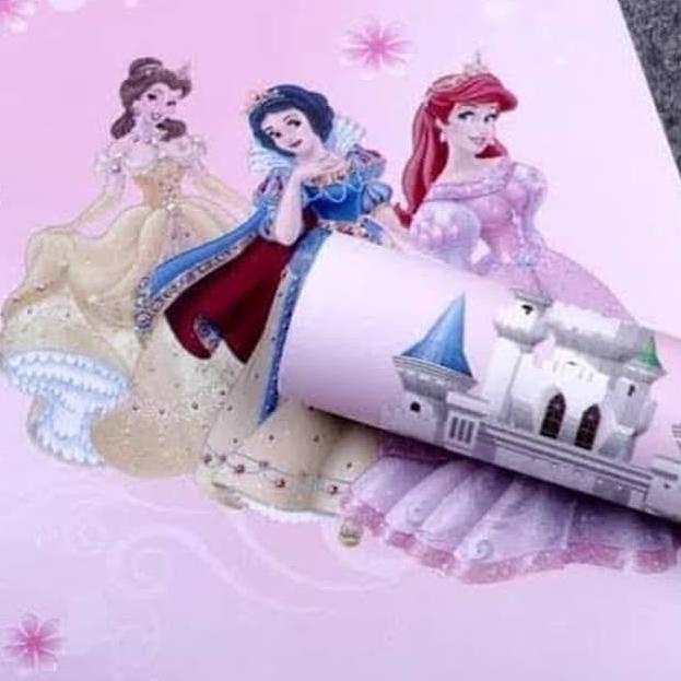 Stok Baru Wallpaper Dinding Sticker Termurah | Karakter Princess ⁑kuf✰