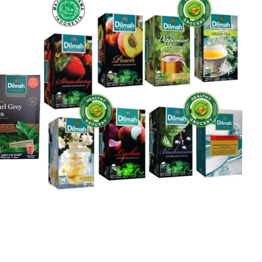 

♠ Dilmah Amplop / Envelope Black Tea 25 Sachet All Varian ➯