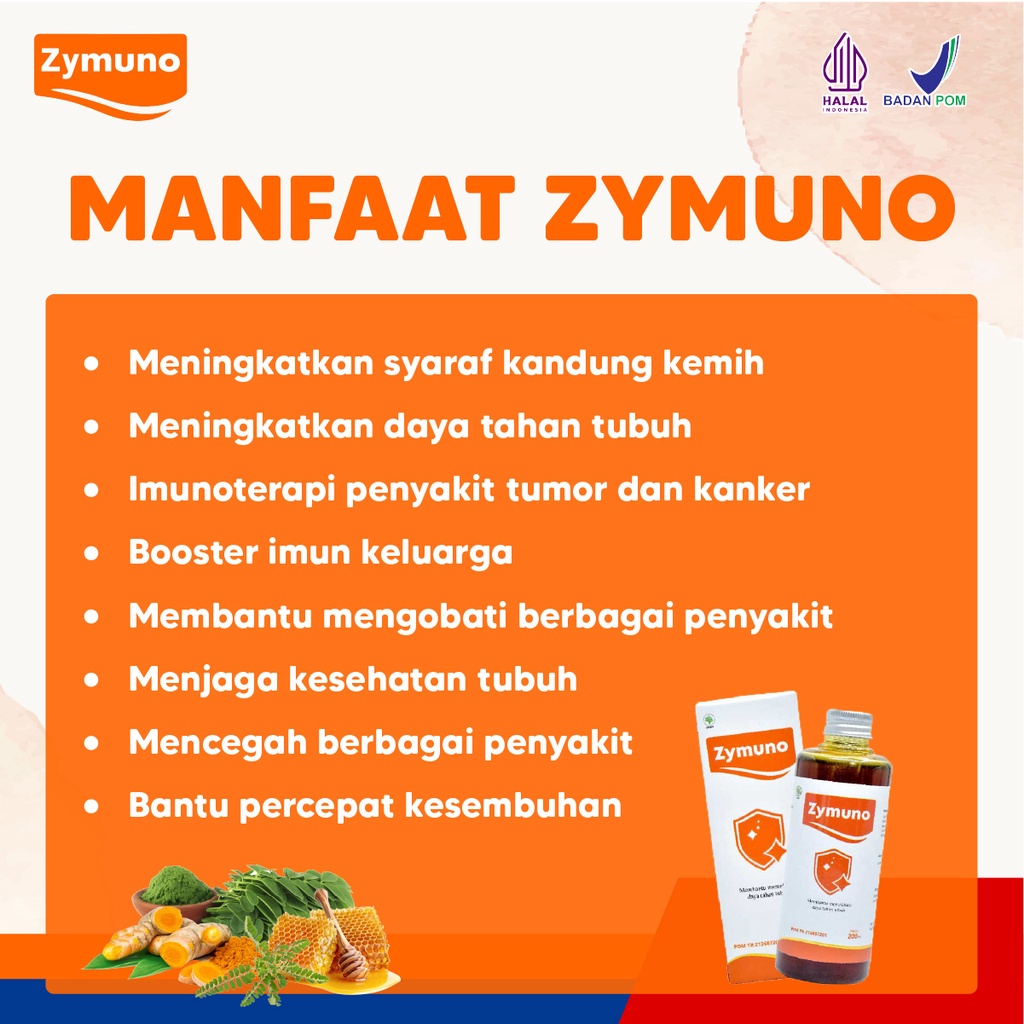 Zymuno Original Paket 2 Botol Atasi Kanker Tumor Miom Kista Benjolan Jaga Imun Imunitas Tubuh