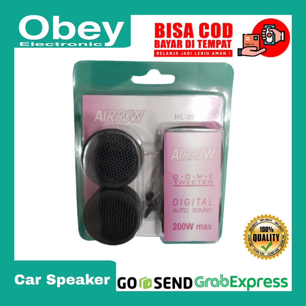 Car Speakers Dome Tweeter 200W Speaker Mobil Twiter