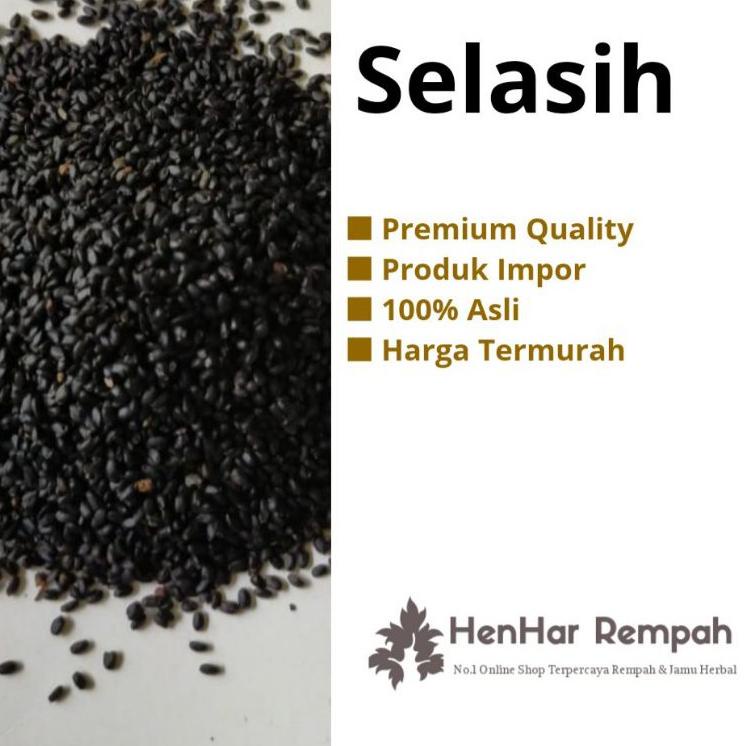 

Booming Selasih / basil seed kualitas bagus impor 1 Kg