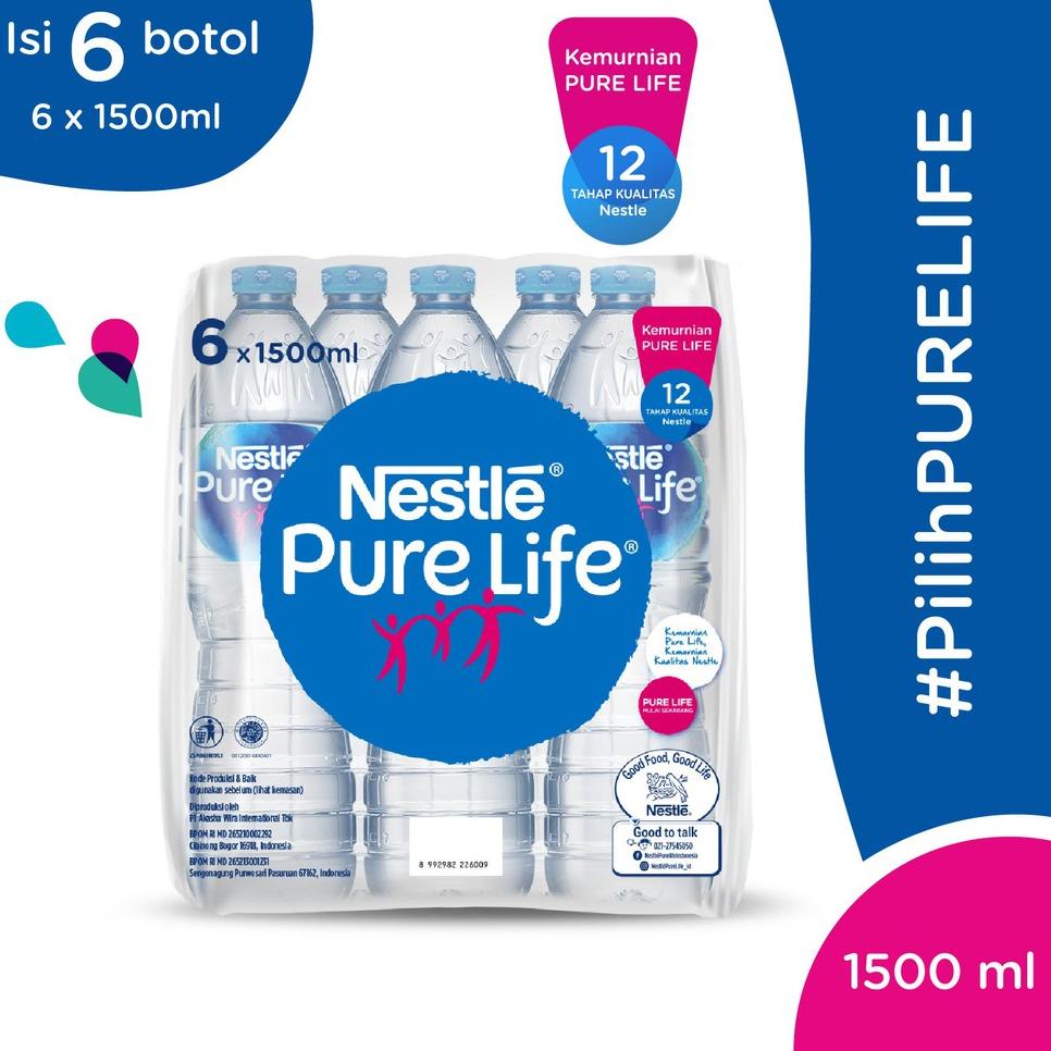 

More Info Here Air Mineral Nestle Pure Life 1500mL - [PAKET ISI 6]