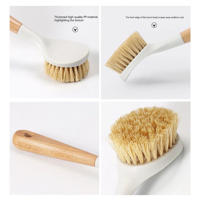 KITCHEN BRUSH POT CLEANING TOOL DISHWASHING WOOD BRUSH / SIKAT DAPUR SCUCI PIRING PEMBERSIH