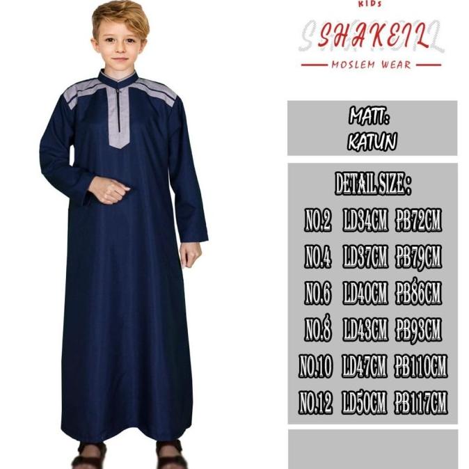 Baju Gamis Anak Laki Laki Baju Jubah Anak Laki Laki Shakeil