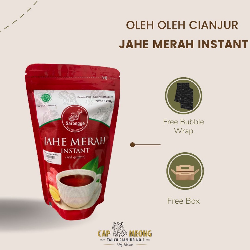 

Jahe Merah Sarongge
