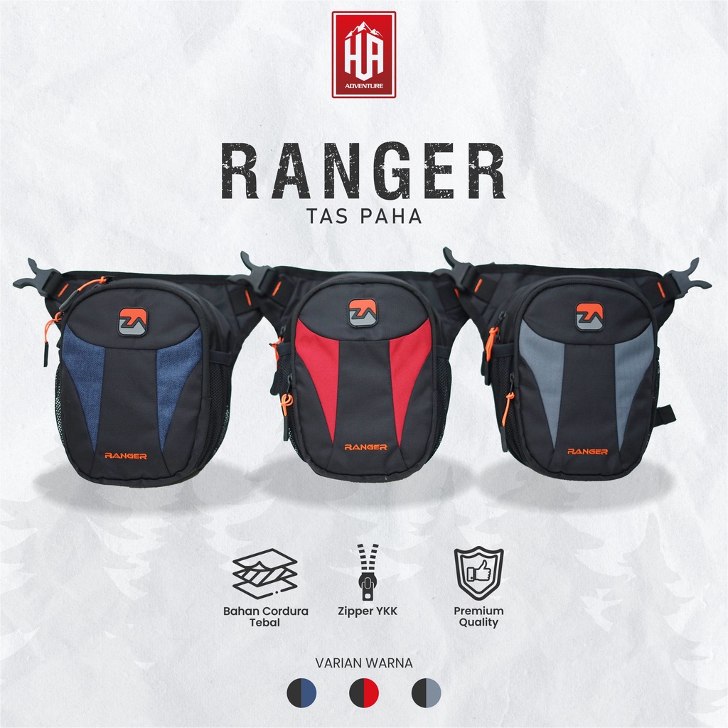 Tas Paha Tas Selempang Outdoor Zarventure seri Ranger