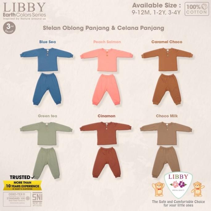 LIBBY EARTH SERIES SETELAN OBLONG PANJANG CELANA PANJANG LIBBY BABY