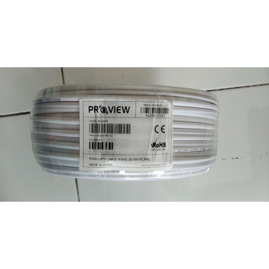 Kabel CCTV COAXCIAL RG59+POWER 50M Trinity