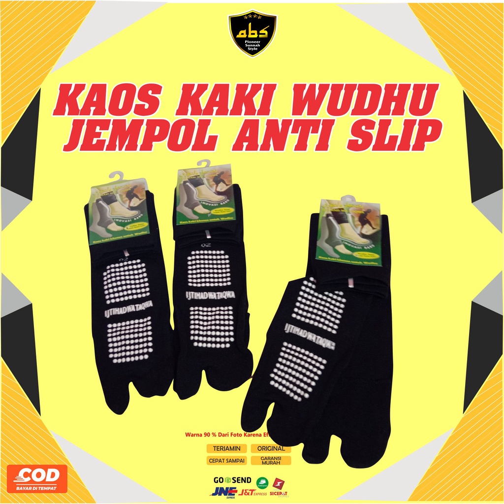 Kaos Kaki Wudhu Jempol Anti Slip Ijtihad Kaos Kaki Wanita Perlengkapan Haji Umroh Kaos Kaki Perempuan Muslimah