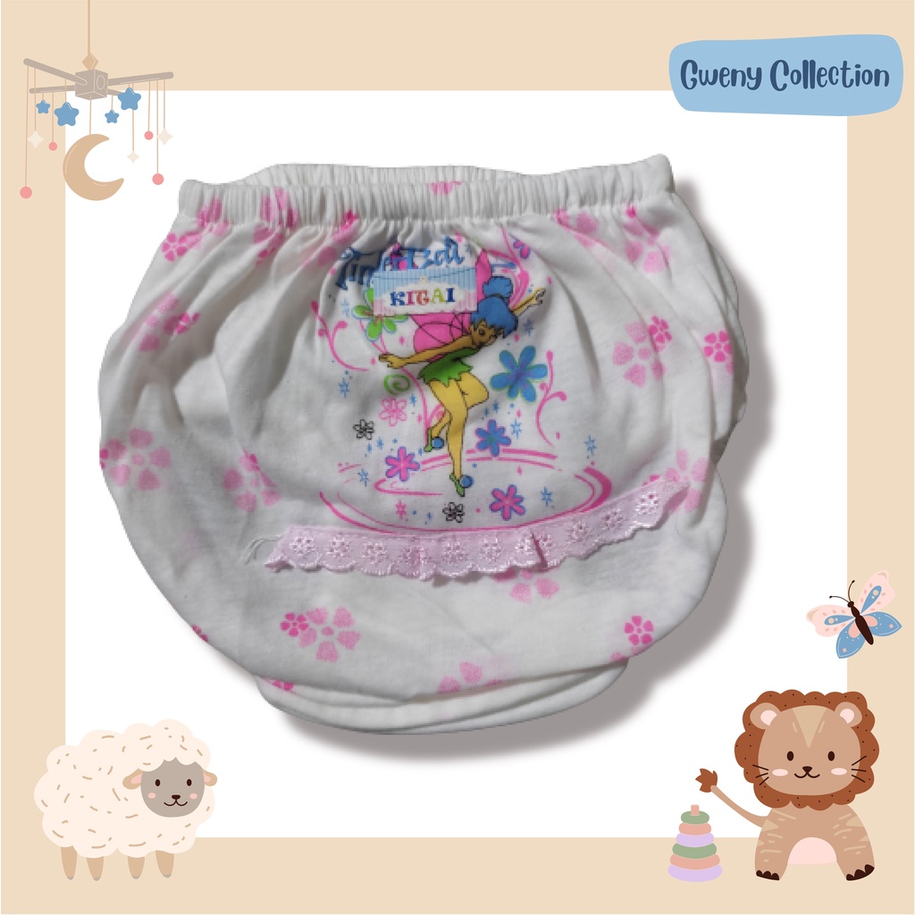 CELANA DALAM ANAK PEREMPUAN CD RENDA TINKERBELL LUCU MURAH