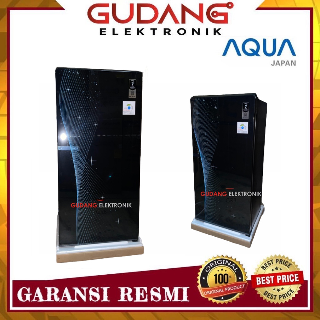 LEMARI ES 1 PINTU AQUA AQR-D 205 MSB KULKAS AQUA AQRD 205 MSG