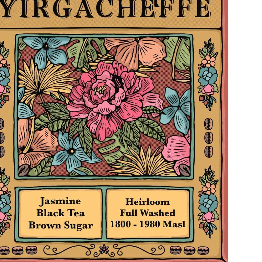 

♥ Kopi Arabika ETHIOPIA YIRGACHEFFE (200 gr) Single Origin Specialty Coffee Arabica Beans ۝