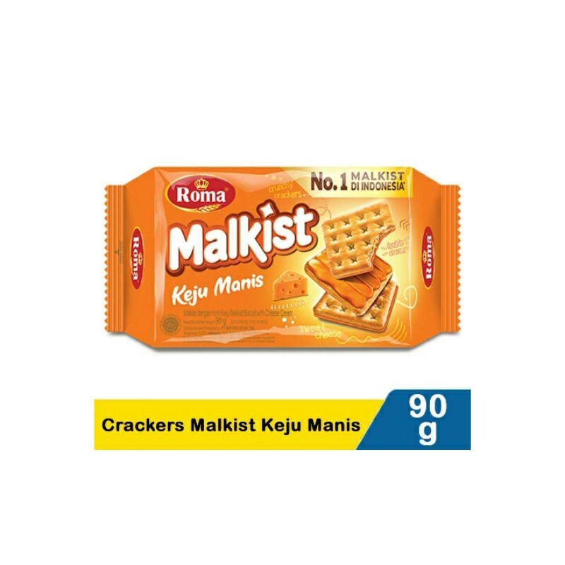 

Roma Crackers Malkist Keju Manis 90G