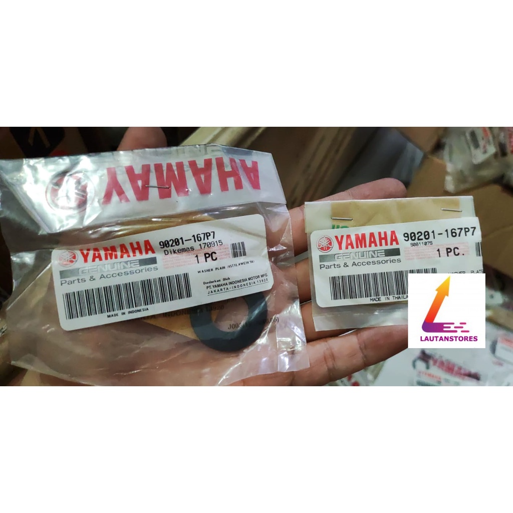 90201-167P7 WASHER RING MANGKOK GANDA OTOMATIS VEGA R ZR RR FORCE FI JUPITER Z 110 NEW 115 Z1 ROBOT 