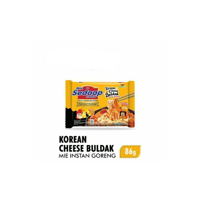 

Sedaap Mie Mie Instant Goreng Korean CheeseBuldak 86G