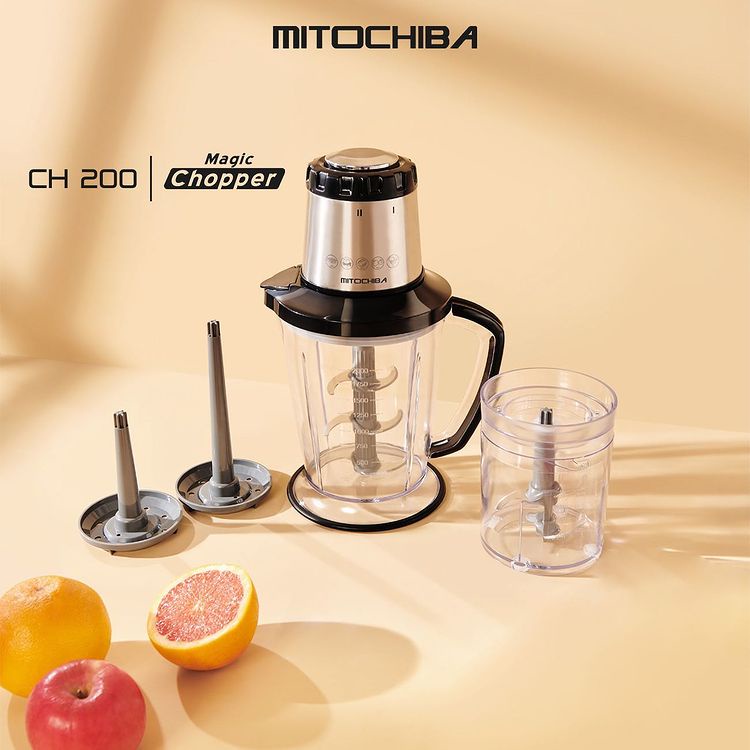 Chopper Blender Mitochiba CH200 kapasitas 2 Liter - Resmi